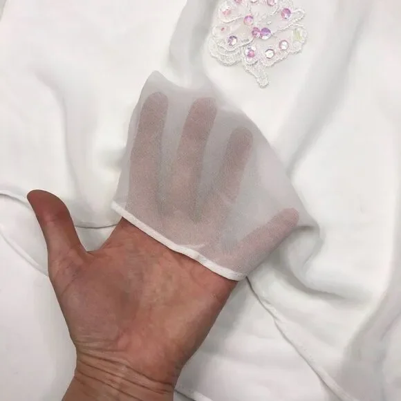 Fredericks of Hollywood chiffon chemise Sz XL - Picture 5 of 7